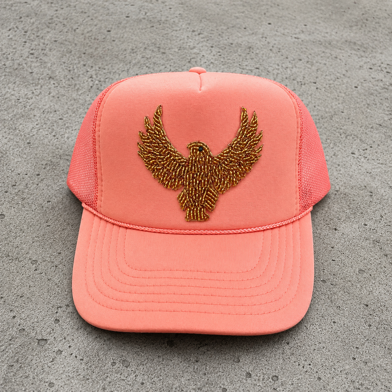 Beaded Eagle Trucker Hat- Limited Edition